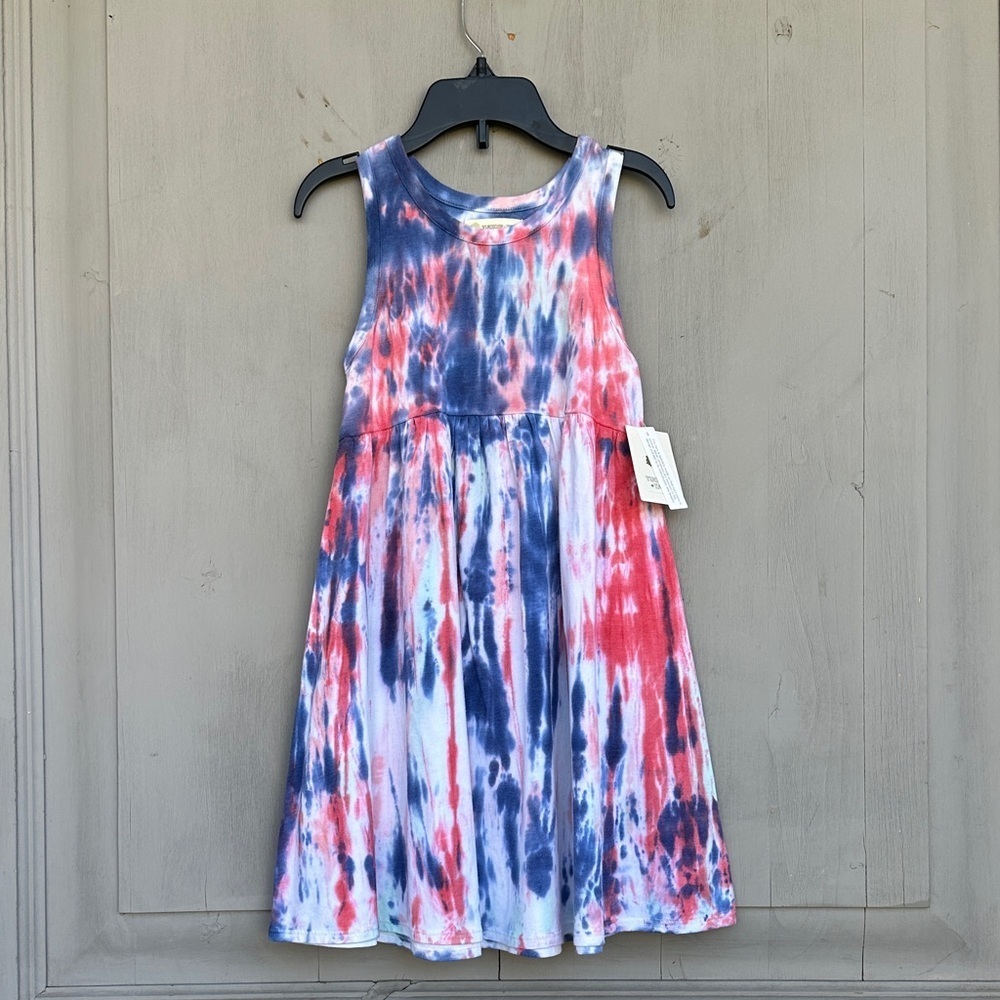 Tucker + Tate Tie-Dye Dress - Red and Blue